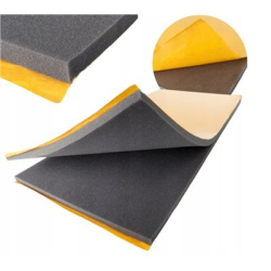 GĄBKA SZARA PŁYTA grubość 20,0mm 1000 x 2000mm z klejem