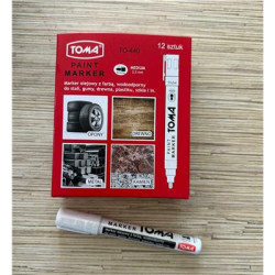 Marker olejowy TOMA TO-441 (biały)
