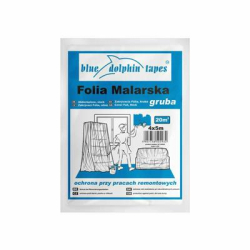 Folia malarska BLUE DOLPHIN gruba (4x5m)
