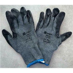 Rękawice ogrodnicze powlekane lateksem SWG-2 (czarne) rozm. 9