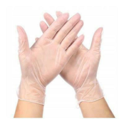 Rękawice winylowe bezpudrowe RMM-simple (rozm. M) (opak. 100 szt.)