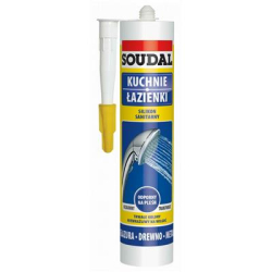 SOUDAL Silikon sanitarny (bezbarwny) 280ml