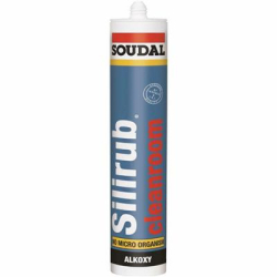 SOUDAL Silikon Silirub Cleanroom (biały) 300ml