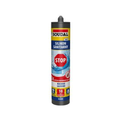 SOUDAL Silikon sanitarny SIL STOP (biały) 280ml