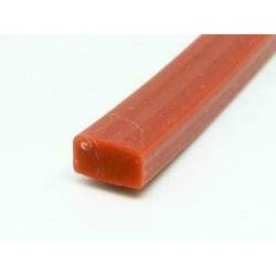 Uszczelka silikonowa TWARDA 5x5mm (ceglasta)