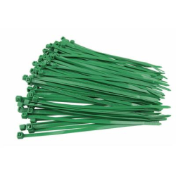 OPASKI ZACISKOWE TAŚMOWE 200 x 3,6mm opak. 100szt (zielone)