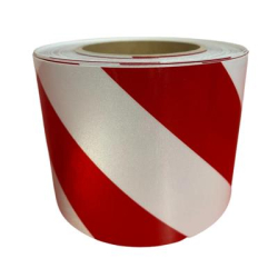 3M 13057 Taśma ostrzegawcza/ odblaskowa 100mm LEWA (biało-czerwona)