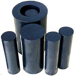 PTFE TEFLON PRĘT Z GRAFITEM średnica 80,0mm (długość 30cm)