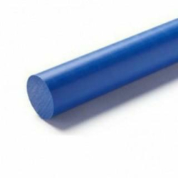 POLIETYLEN PE 1000 Pręt średnica 30,0mm (niebieski) (długość 100cm)