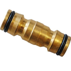 Łącznik 2 szybkozłączy (mosiężny)