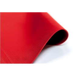 Wykładzina gumowa RYFEL 3mm szerokość rolki 120cm (czerwona)