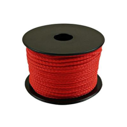 Sznurek murarski polietylenowy PE śred. 1,2mm - 100mb (czerwony)